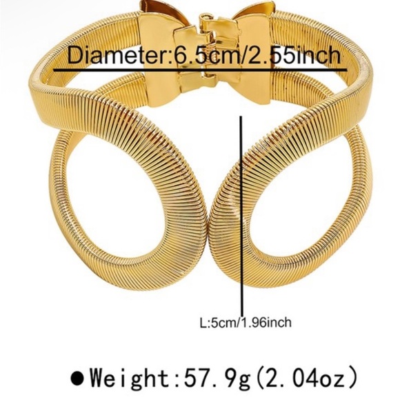 Gold and Silver Cuff Bracelets - Picture 6 of 9